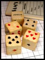 Dice : Dice - Poker Dice - Sams Hooligan dice byClassic Games Co 1975 - JA Collection Mar 2024